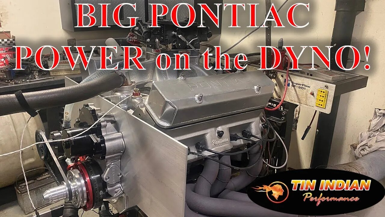 Pontiac 535 engine makes BIG POWER on the dyno