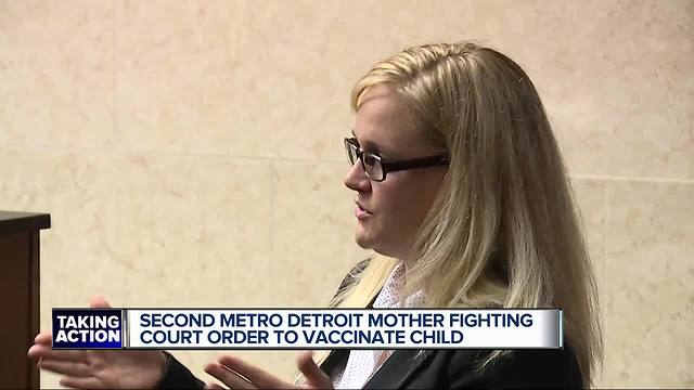 Second metro Detroit mom in court over not vaccinating her child