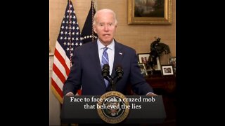 Biden Doesn't Blink For 40 SECONDS