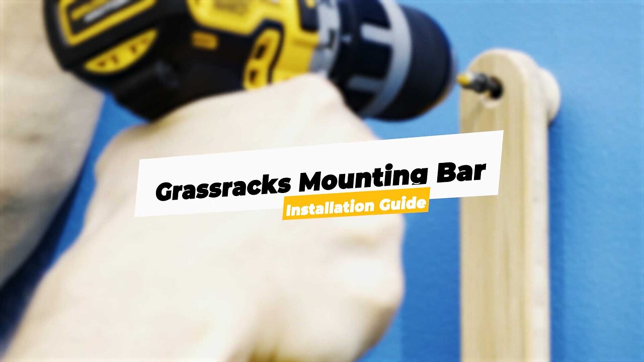 Grassracks Mounting Bar System Installation Guide - Mounting Into Drywall w/ our Proprietary System