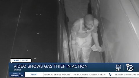 Video may show Santee serial gas thief