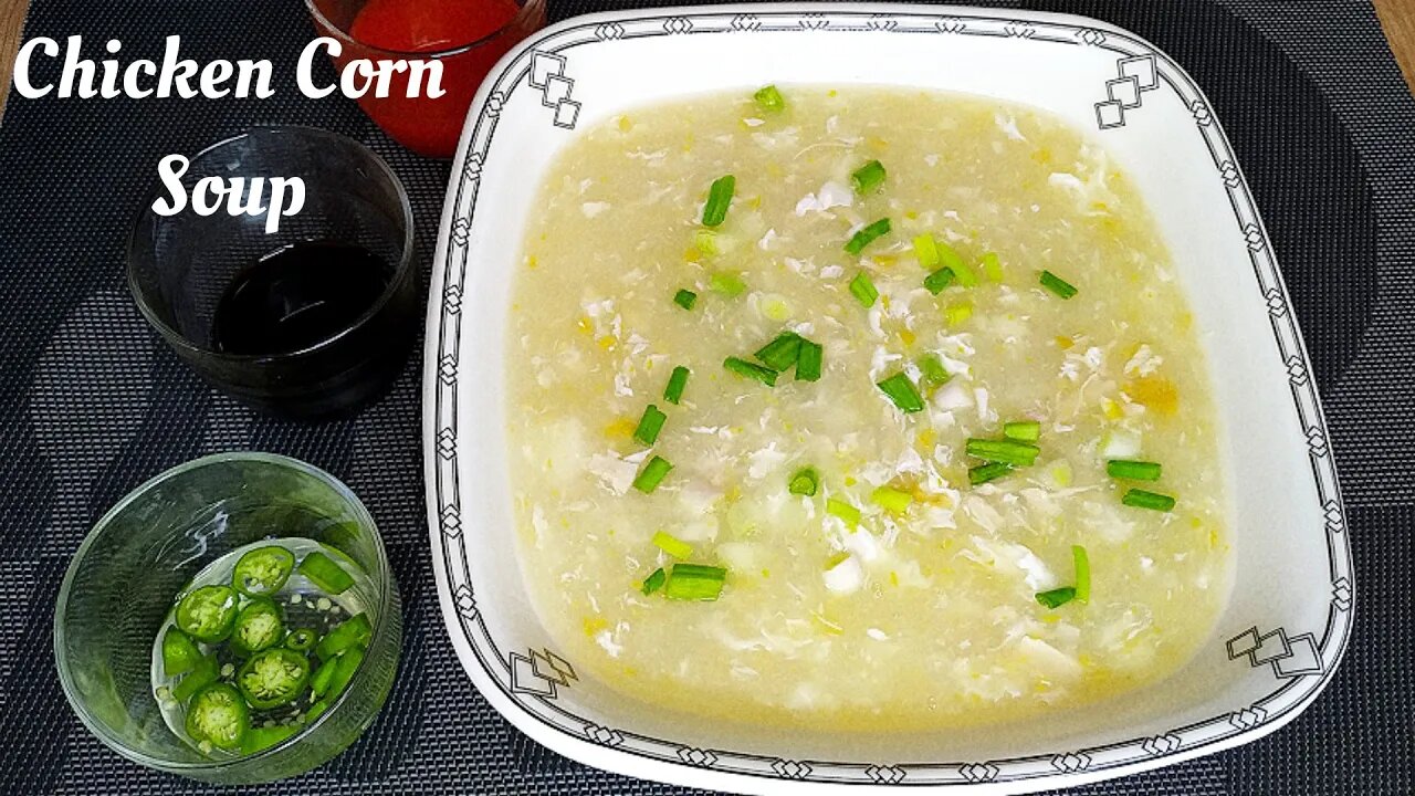 Chicken Corn Soup - Soup Recipes - Chicken Soup - How to Make Chicken Corn Soup with Homemade Stock