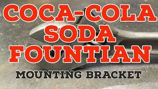 Coke Dispensor Mount - 1950's Coca Cola Dispenser Mounting Bracket