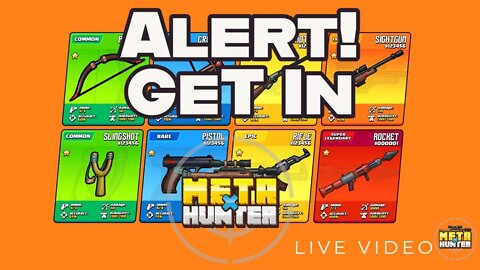 Meta X Hunter - Mainnet Is Ready Hurry Up! Get Your Boxes & P2E in Game