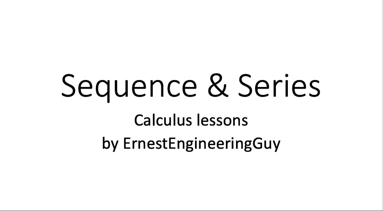 Sequence & Series (Calculus)