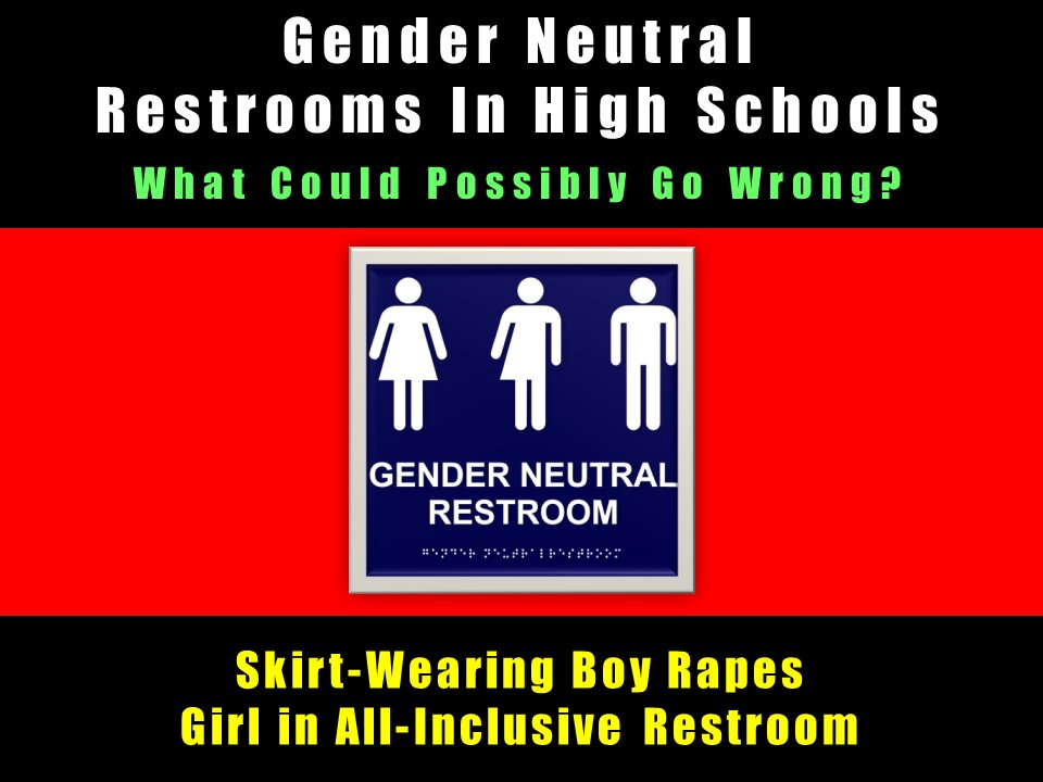 Transgenders using lady's room in High School... What Could Possibly Go Wrong?