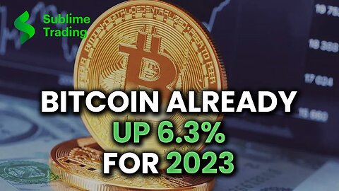 Bitcoin Already Up 6.3% For 2023!