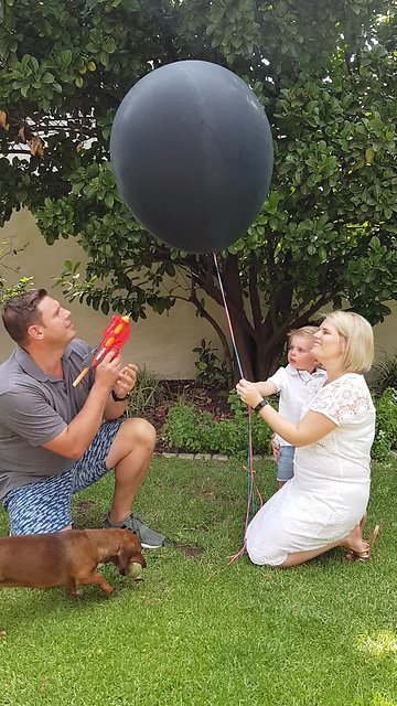 Gender Reveal Balloon Fail
