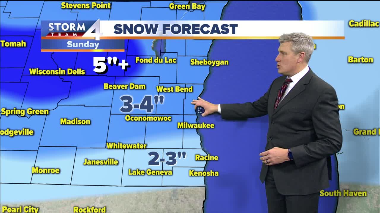 Flurries tonight and Saturday, wet snow and windy on Sunday