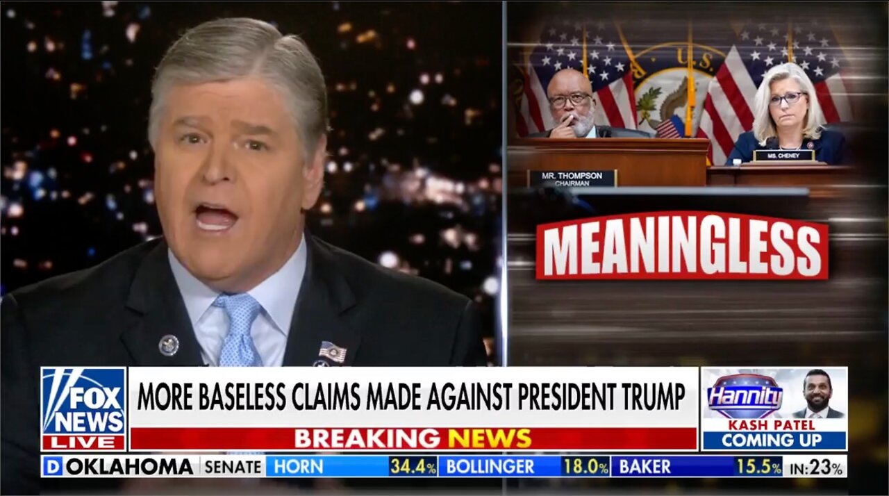 What you’re hearing is an incredibly bizarre, hearsay allegation: Hannity