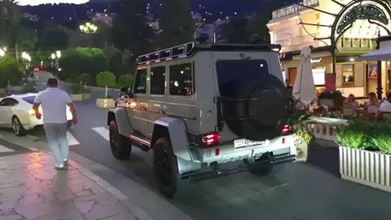 🤑Brabus G500 4x4 Adventure, in Monaco 🤑 4k resolution