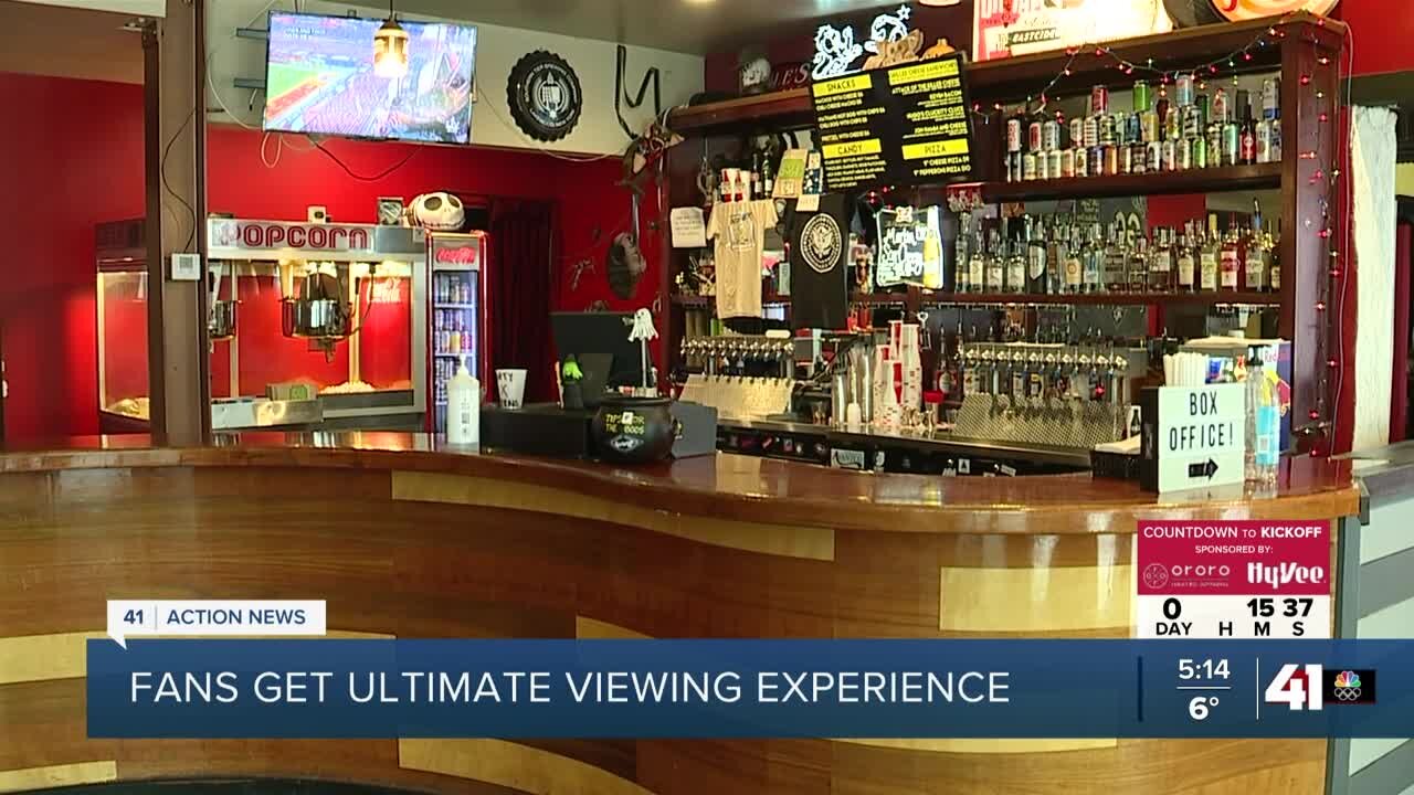 Chiefs fans rent out theater rooms to watch Super Bowl LV