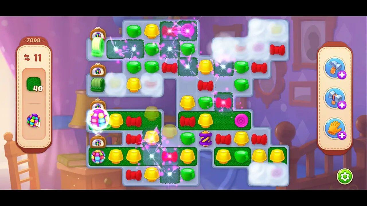 Playrix Homescapes Gameplay Walkthrough Level 7098