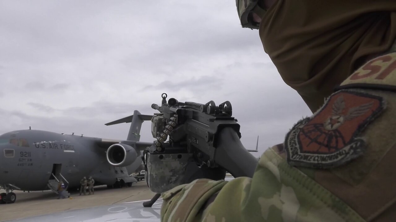 Security Forces Squadron Airmen Conduct Readiness Exercise