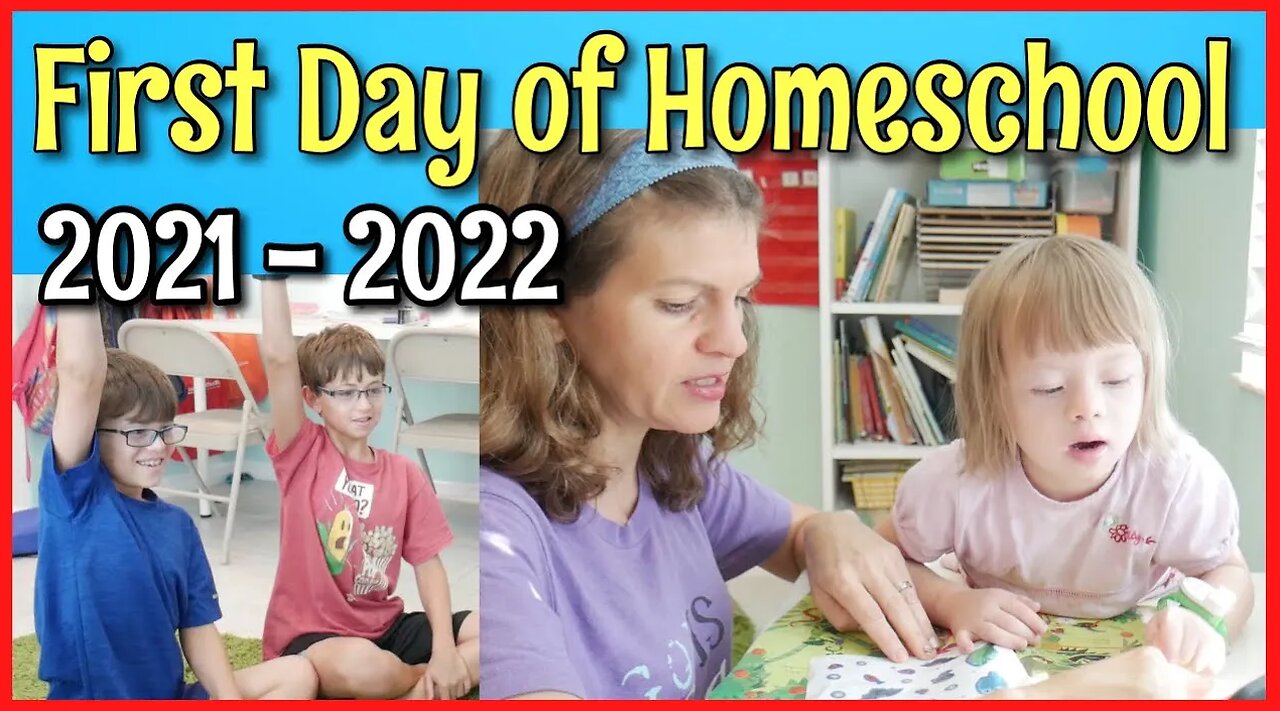 * REAL LIFE * FIRST DAY OF HOMESCHOOL || Down Syndrome + Family Homeschool Day In The Life