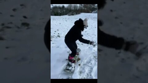 My Girlfriend is a Pro Snowboarder 🏂 😂