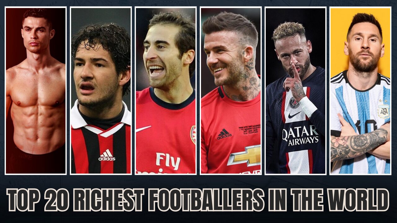 Top 20 Richest Footballers in the World 💰⚽ #top20