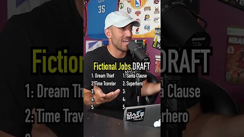 DRAFTING the BEST FICTIONAL JOBS!! Which Jobs Would You Want? #shorts