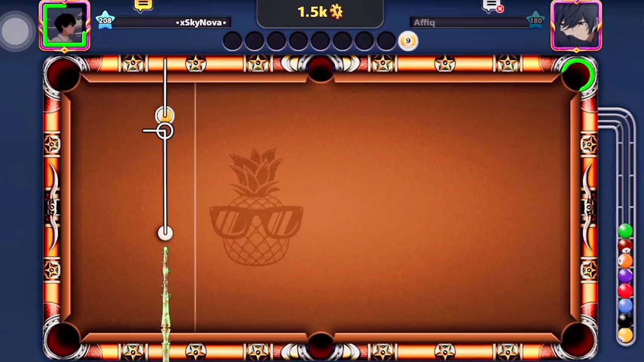 8 ball pool trickshot's