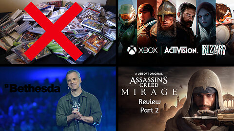 No More Physical Games | Xbox Buys Activision | Pete Hines Retires | AC Mirage Review | RunningNews