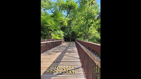 Walking the trails at Lake Ray Roberts State Park