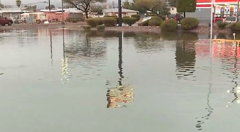 Wet weather causing dangerous flooding across Las Vegas valley