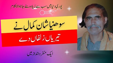 sohnia shan kamal ne terian zulfan dy