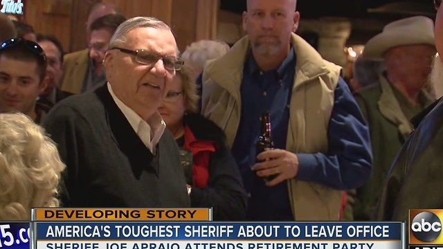 Retirement party held for Sheriff Joe Arpaio