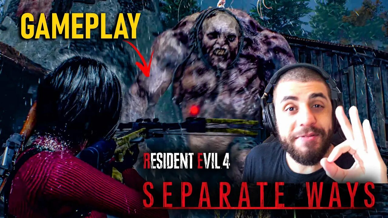 GAMEPLAY e NOVO TRAILER do SEPARATE WAYS - Resident Evil 4 Remake