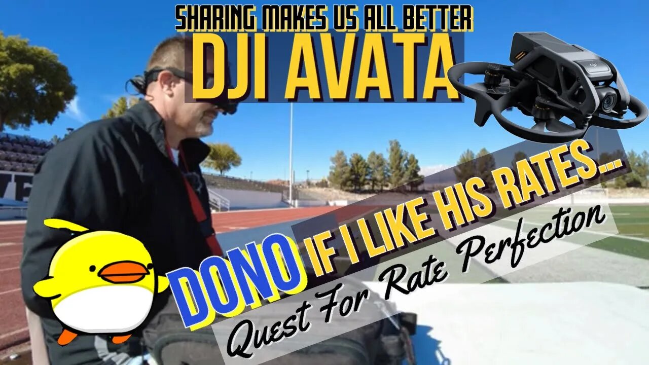 BEST DJI AVATA COTROLLER 2 RATES 👀 DONO IF I LIKE HIS RATES