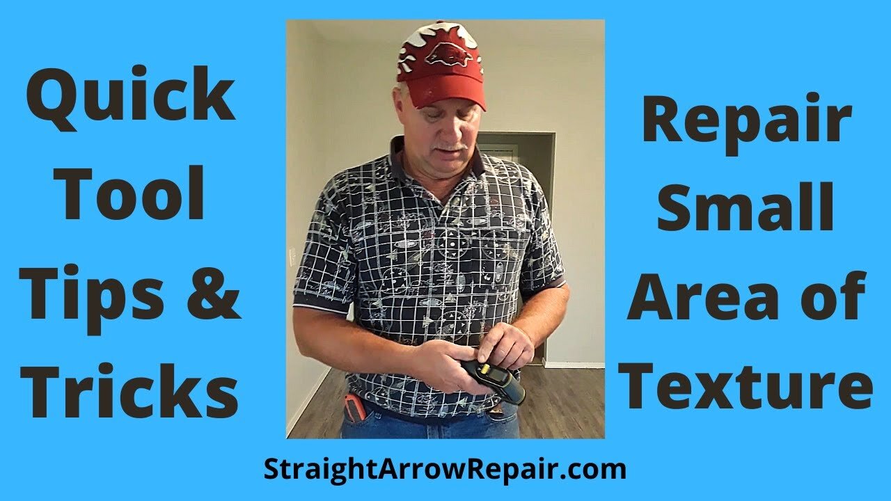 How to Repair a Small Area of Texture #shorts