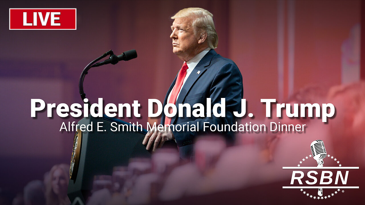 LIVE REPLAY: Trump Addresses the Alfred E. Smith Memorial Foundation Dinner in NYC - 10/17/24