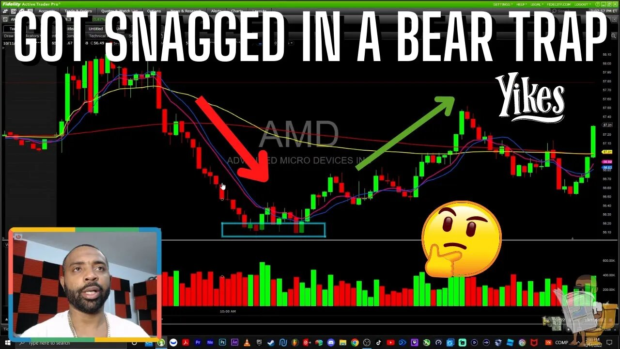 GOT SNAGGED IN A BEAR TRAP!!!!! KEEP YOUR BIAS NEUTRAL INTRADAY