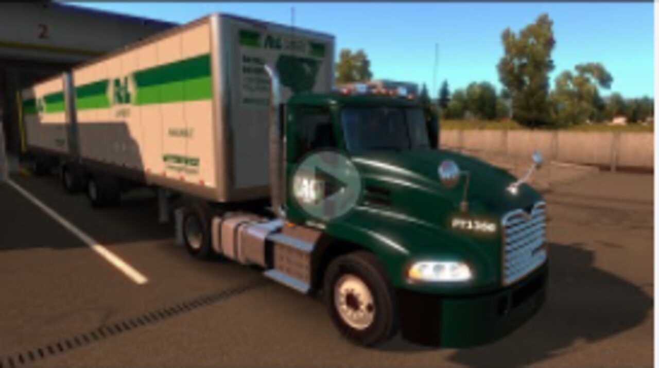 American Truck Simulator R&L Carrier Pulling Doubles