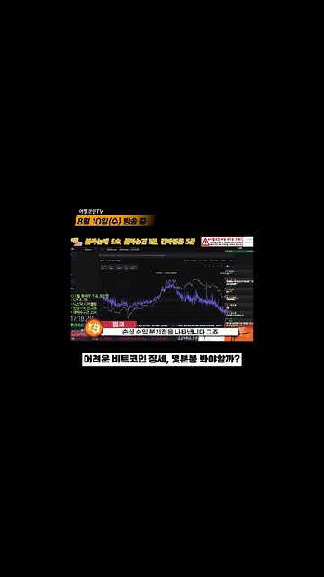 안팔아 짜샤! 내가 장기 투자자야! | 비트코인 실시간 생방송 쩔코TV 8월10일 #shorts #쇼츠