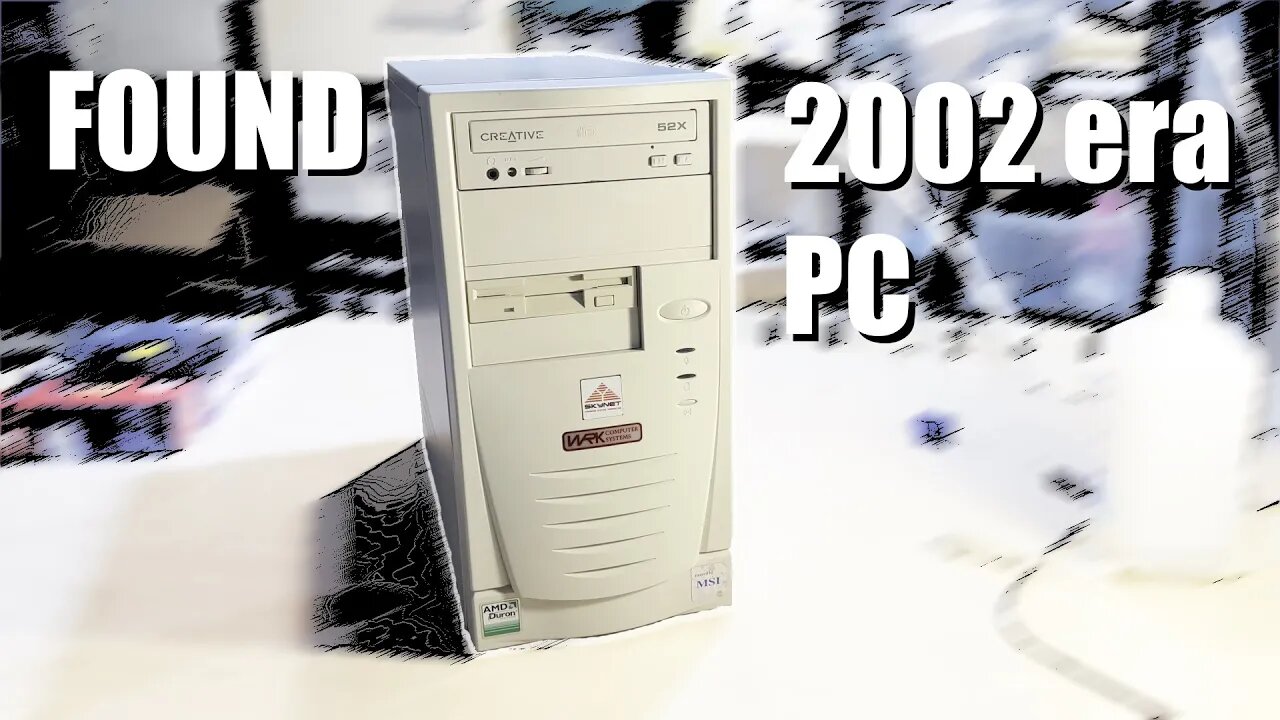 Restoring a 2002 Era PC (I FOUND IN THE GARBAGE) - Part 1