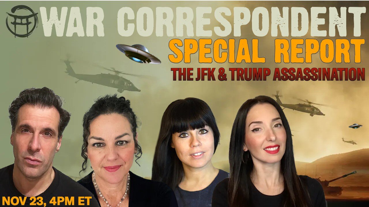 WAR CORRESPONDENT: NOV 23 WITH JEAN-CLAUDE, JANINE, JULIE & MEG