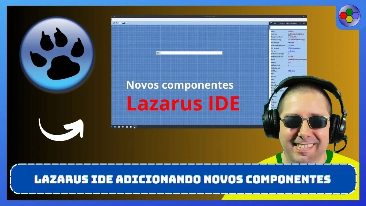 LAZARUS IDE COMO ADICIONAR NOVOS COMPONENTES NO NOSSO APP