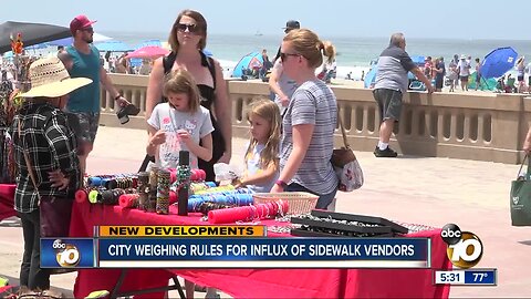 Sidewalk vendors could face new city regulations