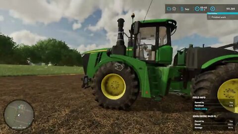 Cultivating, Rolling and Sowing at Elmcreek Farm Part 60- FARMING SIMULATOR 22 - Timelapse