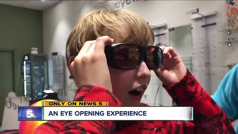 Specialized glasses help North Olmsted sixth-grader see colors for the first time