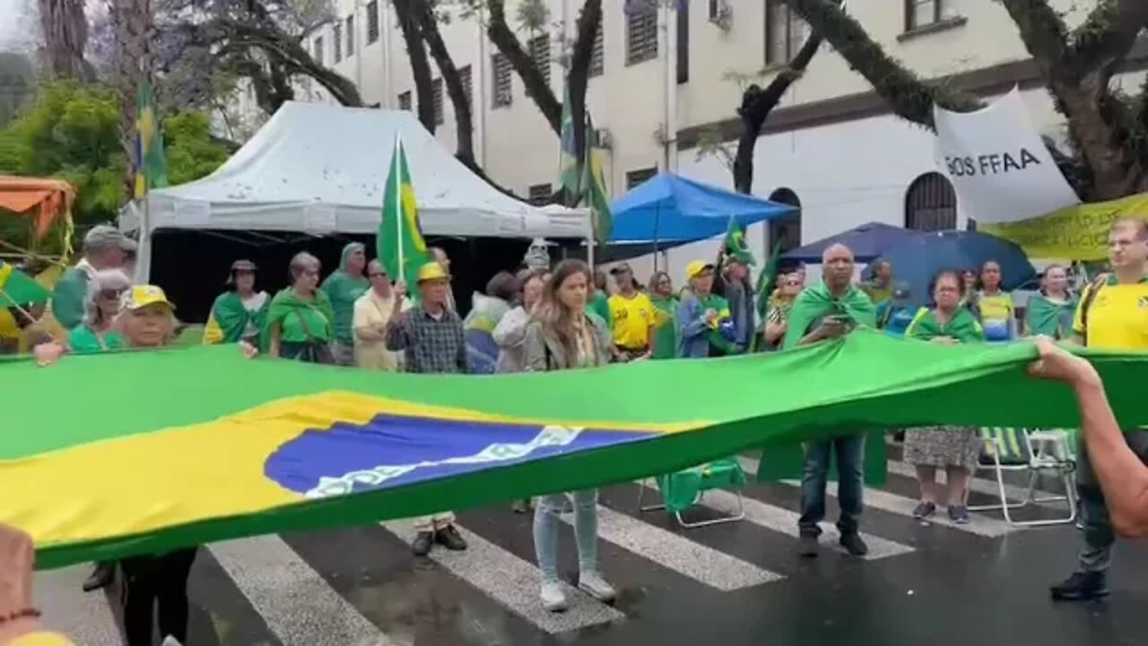 Acampamento Patriota no CMS em Porto Alegre 22/11/2022