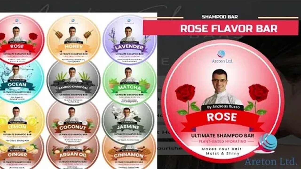 SHAMPOO BAR ROSE FLAVOR