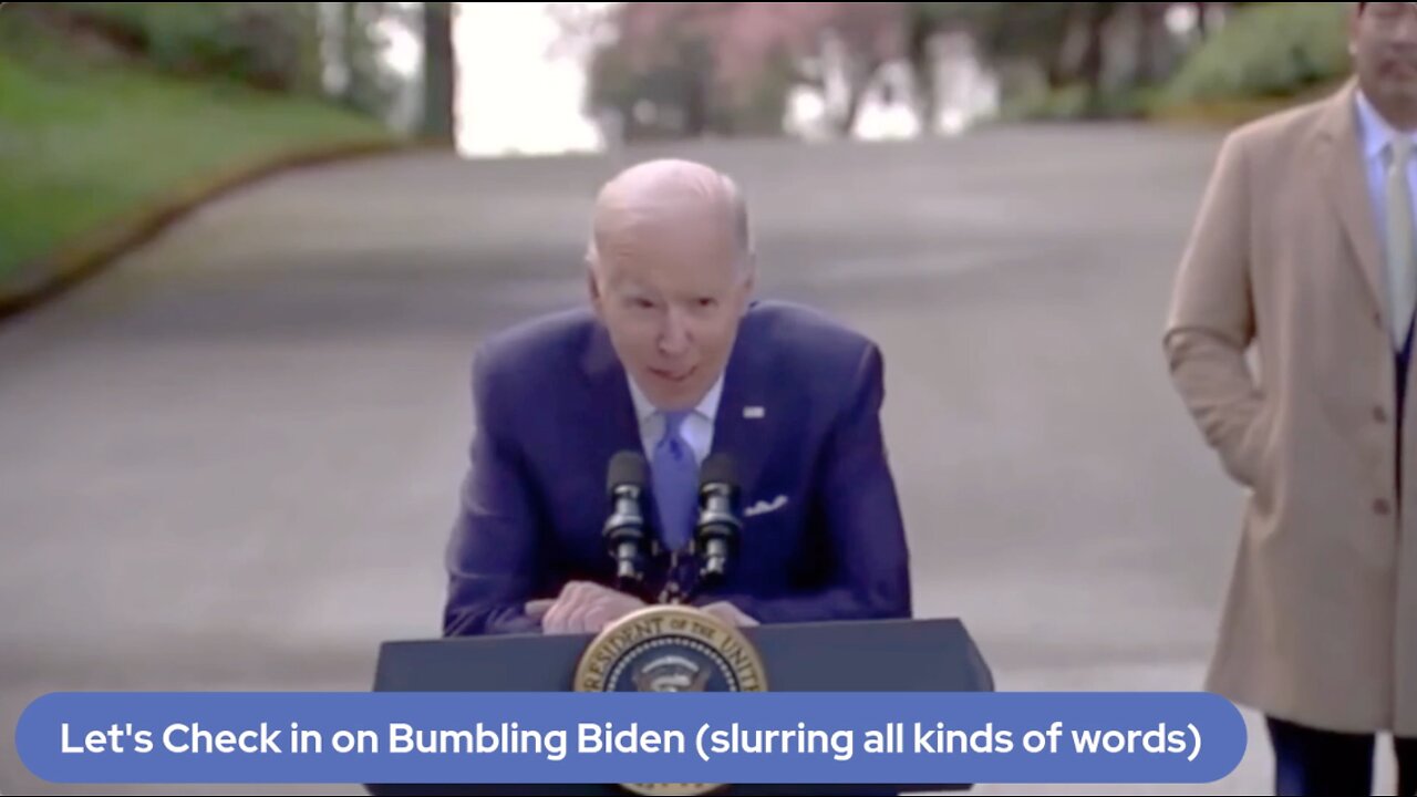 Bumbling Biden Whispers in Your Ear (comedian K-von cringes)