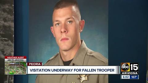 Visitation for fallen DPS trooper