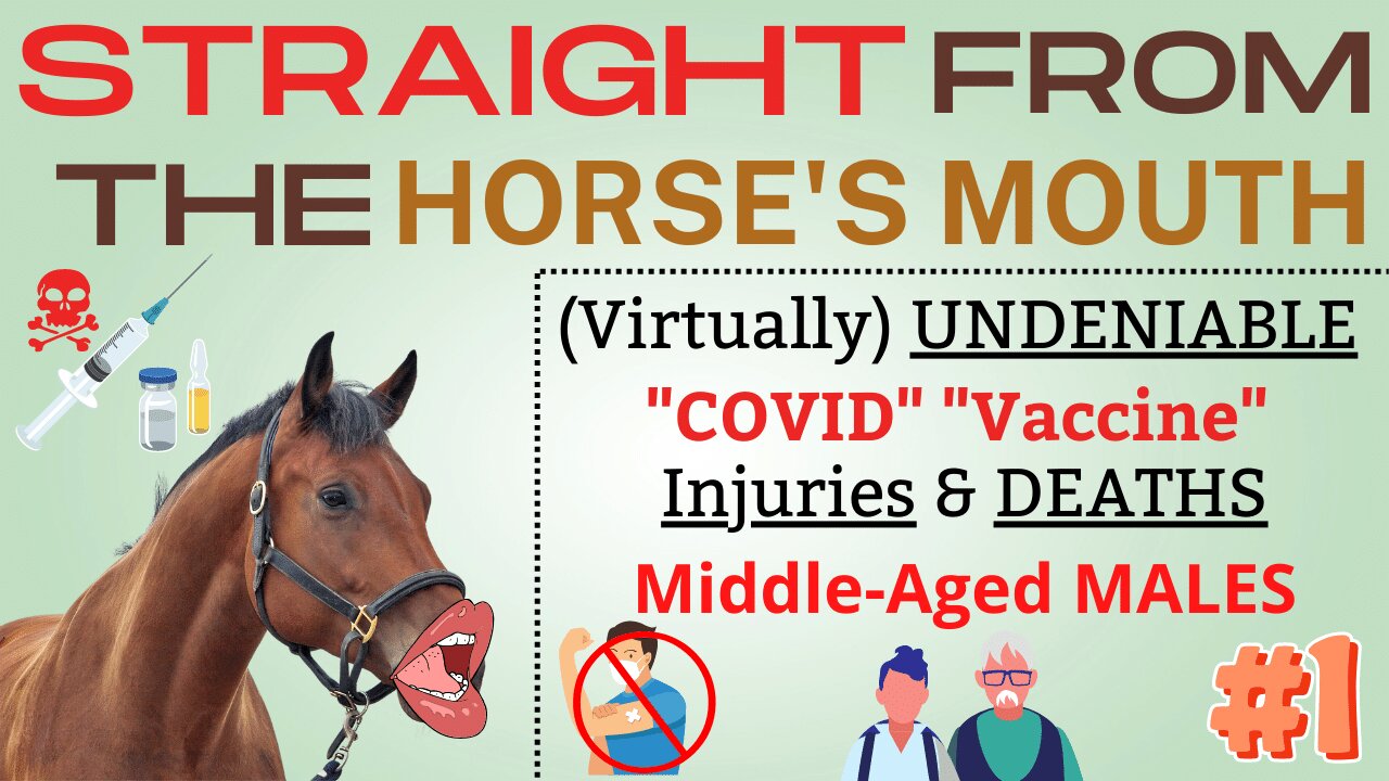 Straight from the Horse’s Mouth | Middle-Aged Males #1 - #RealNotRare #COVIDVaccineVictims