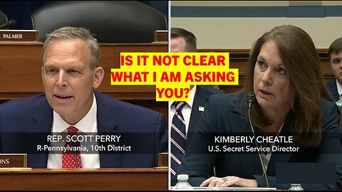 Rep. Scott Perry (R-PN): Is It Not Clear What I am Asking You?