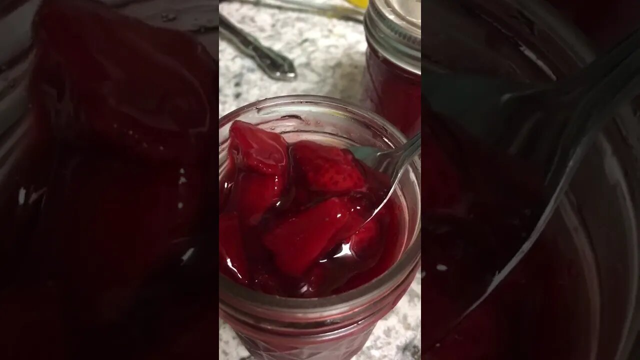 Strawberry pie filling taste test๐๐คค๐