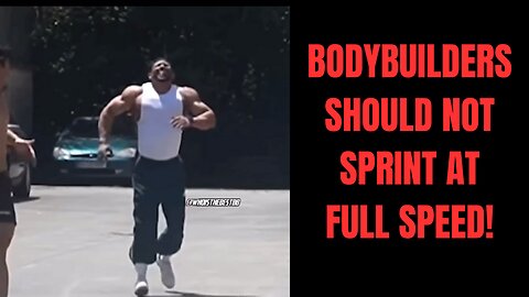 Pro Bodybuilder Tears Quad Sprinting - Why Does This Happen?!