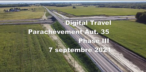 Digital Travel - Parachèvement Aut. 35 Phase III - 7 septembre 2021